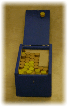 Jenga and draughts box