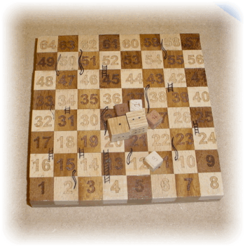 Snakes and ladders game